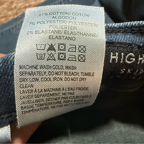 Lucky Brand High Rise Bridgette Skinny Jeans Dark Wash Size 14/32 - Picture 10 of 10